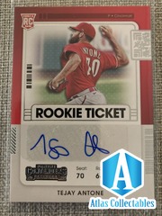 2021 Contenders Rookie Ticket Auto #198 Tejay Antone